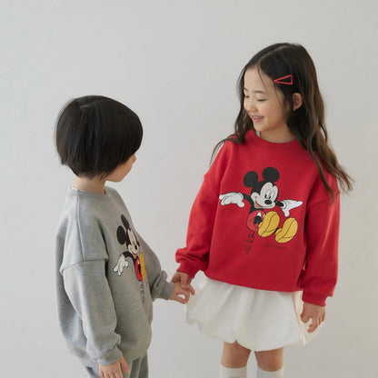 Toddler SP26 Mickey Spring Long Sleeve Sweatshirt (1 - 7y) - 2 Colors - AT NOON STORE