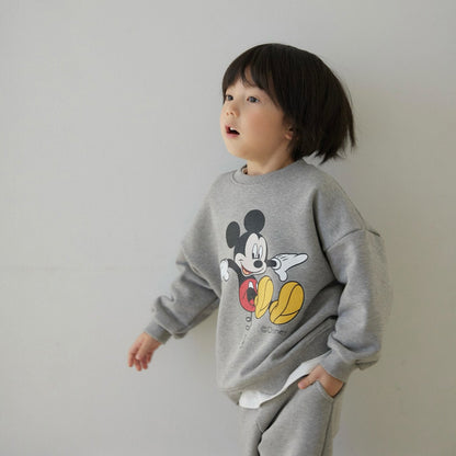 Toddler SP26 Mickey Spring Long Sleeve Sweatshirt (1 - 7y) - 2 Colors - AT NOON STORE
