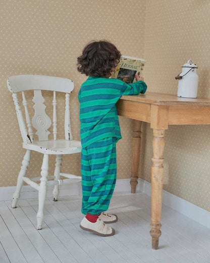 Toddler SP26 Multi Stripe Long Sleeve Top and Jogger Pants Set (2 - 8y) - 2 Colors - AT NOON STORE