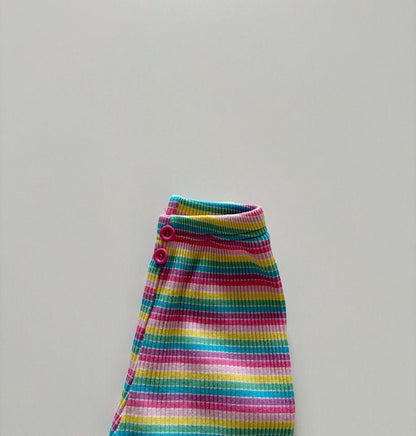 Toddler SP26 Multicolor Stripe Ribbed Jogger Pants (1 - 6y) - 2 Colors - AT NOON STORE