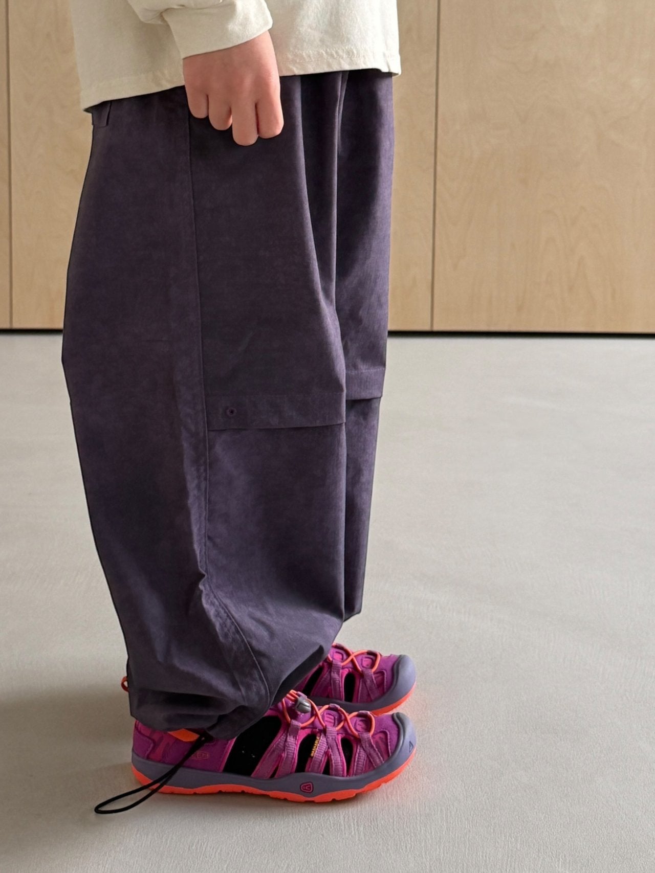 Toddler SP26 Parachute Pants (3 - 7y) - Purple - AT NOON STORE