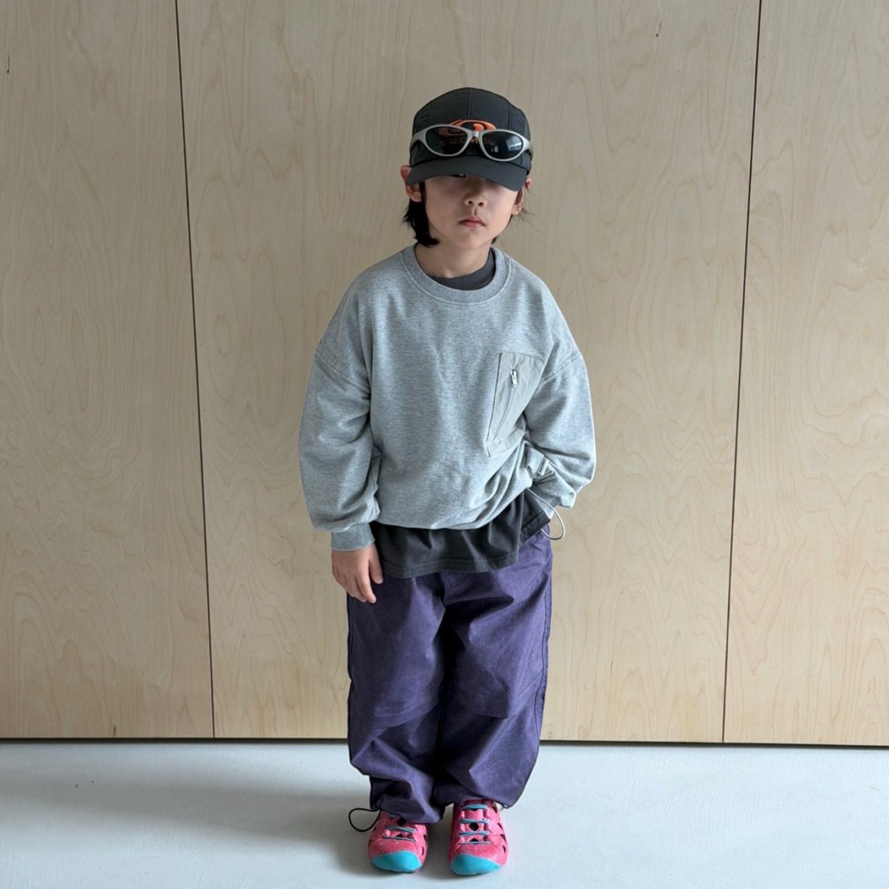 Toddler SP26 Parachute Pants (3 - 7y) - Purple - AT NOON STORE