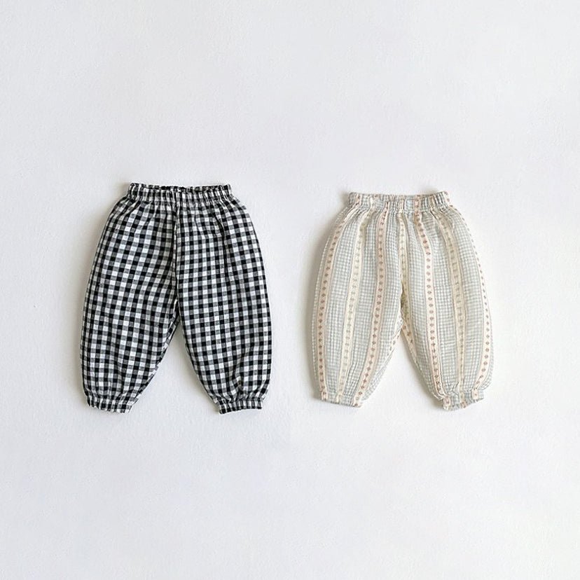 Toddler SP26 Patterned Jogger Pants (2 - 8y) - 2 Colors - AT NOON STORE