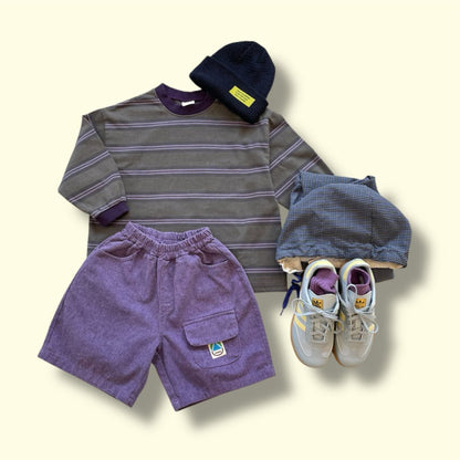 Toddler SP26 Pigment Dyed Flip Pocket Bermuda Shorts (3 - 7y) - 2 Colors - AT NOON STORE