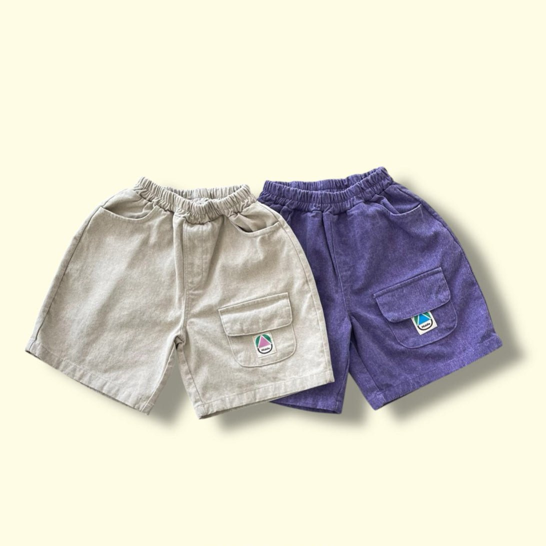 Toddler SP26 Pigment Dyed Flip Pocket Bermuda Shorts (3 - 7y) - 2 Colors - AT NOON STORE