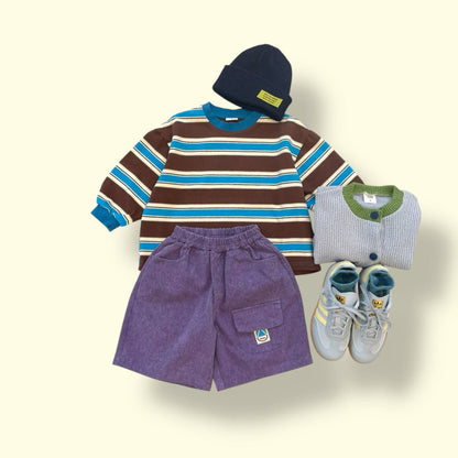 Toddler SP26 Pigment Dyed Flip Pocket Bermuda Shorts (3 - 7y) - 2 Colors - AT NOON STORE