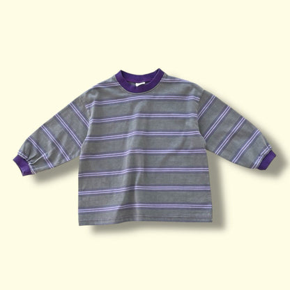Toddler SP26 Pigment Dyed Multi Stripe Long Sleeve Tee (3 - 7y) - 3 Colors - AT NOON STORE