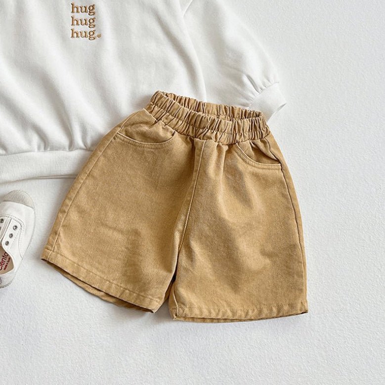 Toddler SP26 Pigment Dyed Shorts (2 - 8y) - 4 Colors - AT NOON STORE