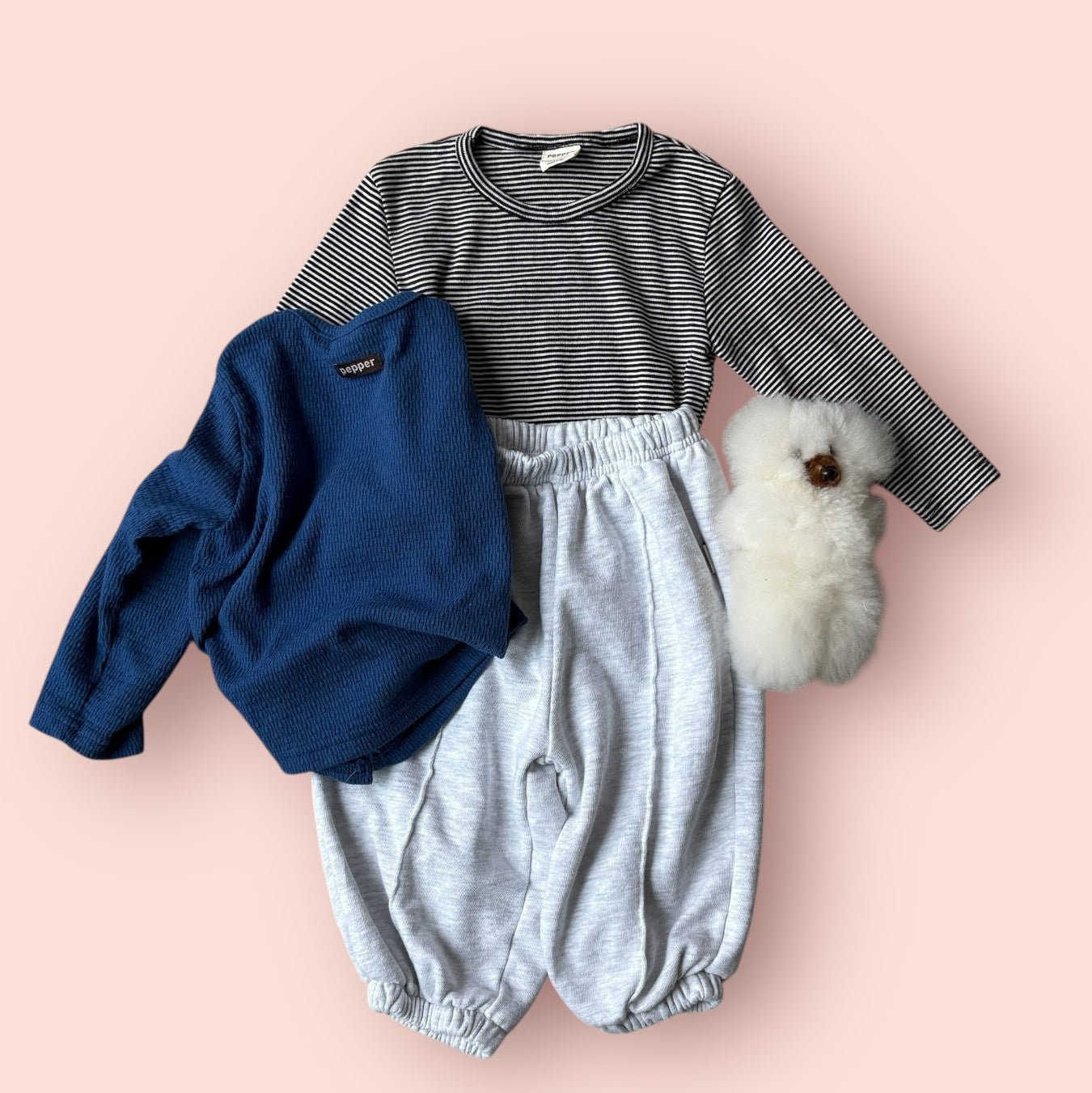 Toddler SP26 Pin Tuck Jogger Pants (1 - 7y) - 3 Colors kids outfit