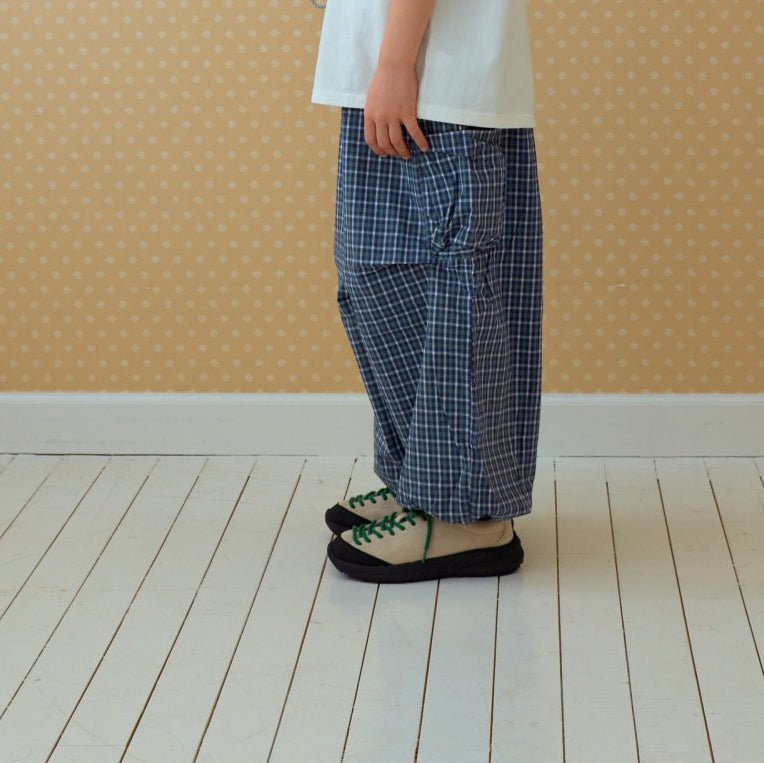 Toddler SP26 Plaid Cargo Jogger Pants (2 - 7y) - 2 Colors - AT NOON STORE