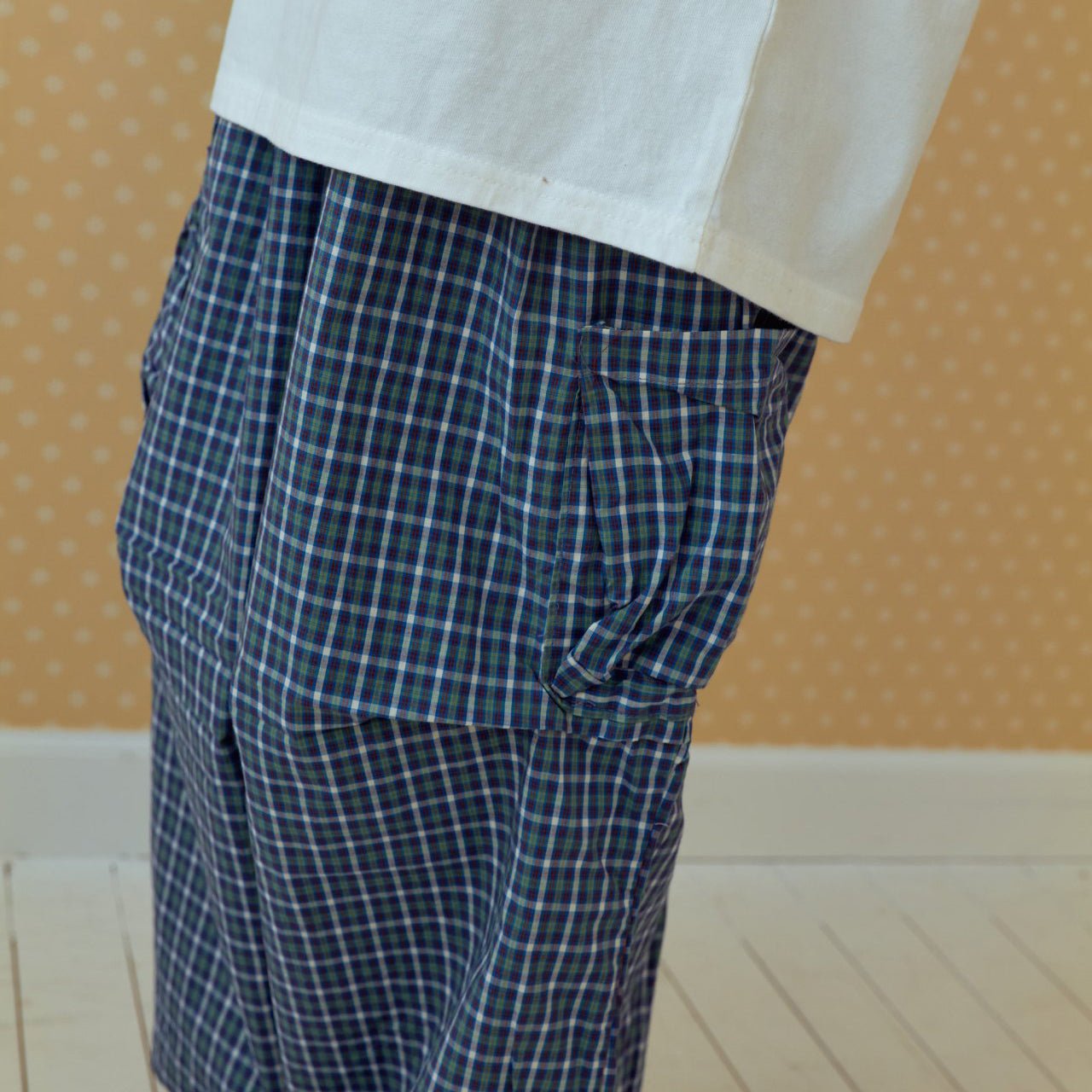 Toddler SP26 Plaid Cargo Jogger Pants (2 - 7y) - 2 Colors - AT NOON STORE