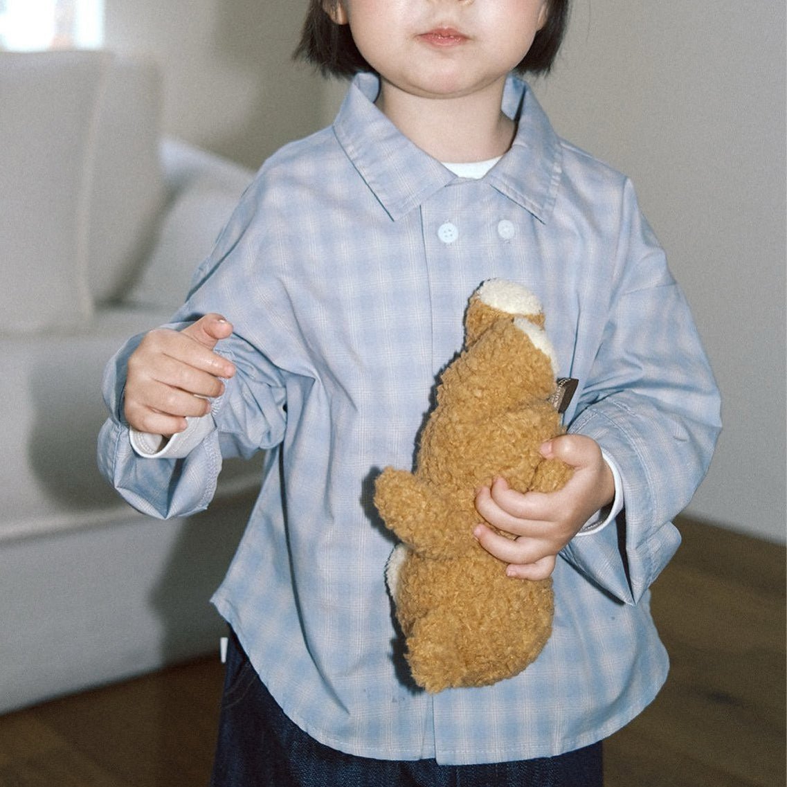 Toddler SP26 Plaid Double Button Up Shirt (10m - 4y) - 2 Colors - AT NOON STORE