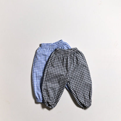 Toddler SP26 Plaid Jogger Pants (10m - 6y) - 2 Colors - AT NOON STORE