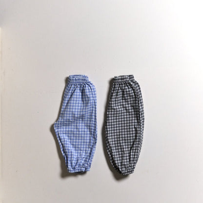 Toddler SP26 Plaid Jogger Pants (10m - 6y) - 2 Colors - AT NOON STORE