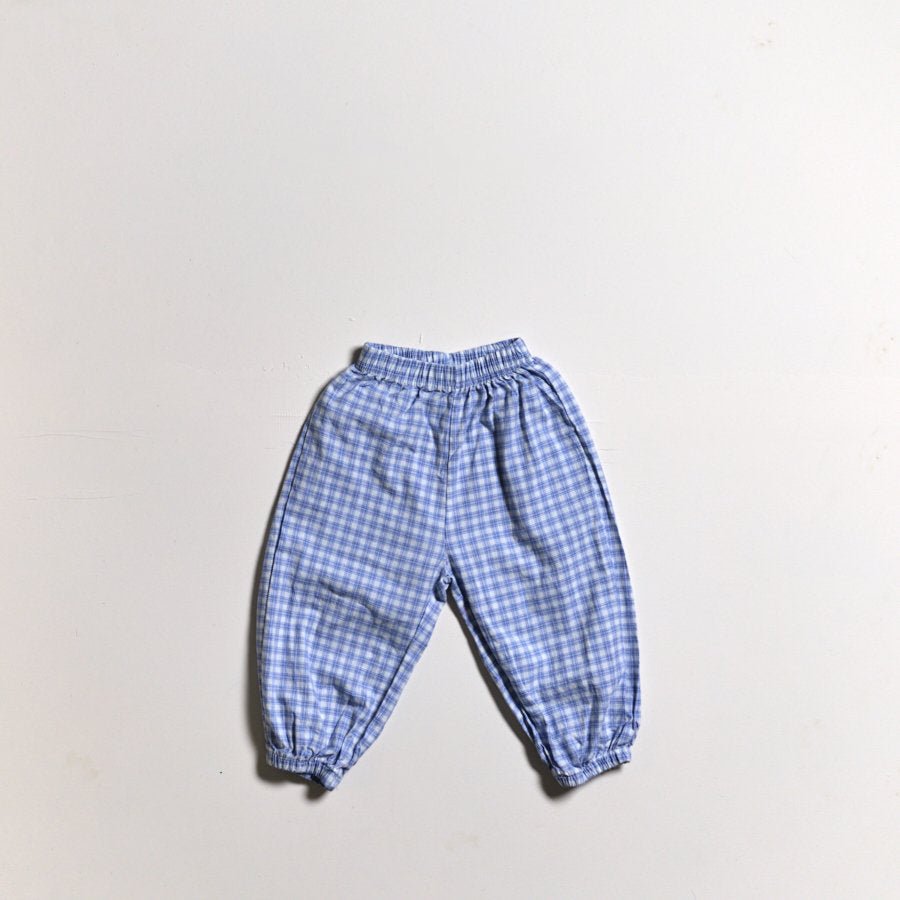Toddler SP26 Plaid Jogger Pants (10m - 6y) - 2 Colors - AT NOON STORE