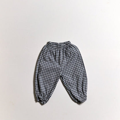 Toddler SP26 Plaid Jogger Pants (10m - 6y) - 2 Colors - AT NOON STORE