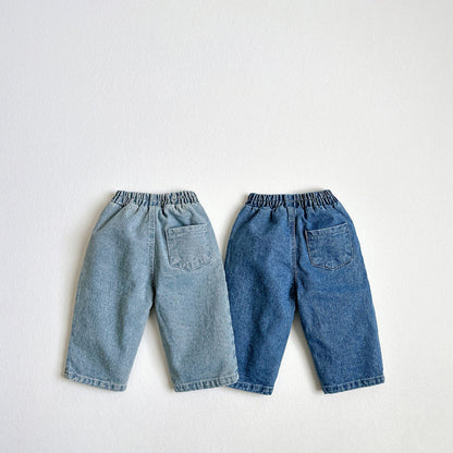 Toddler SP26 Pocket Denim Pants (2 - 8y) - 2 Colors - AT NOON STORE