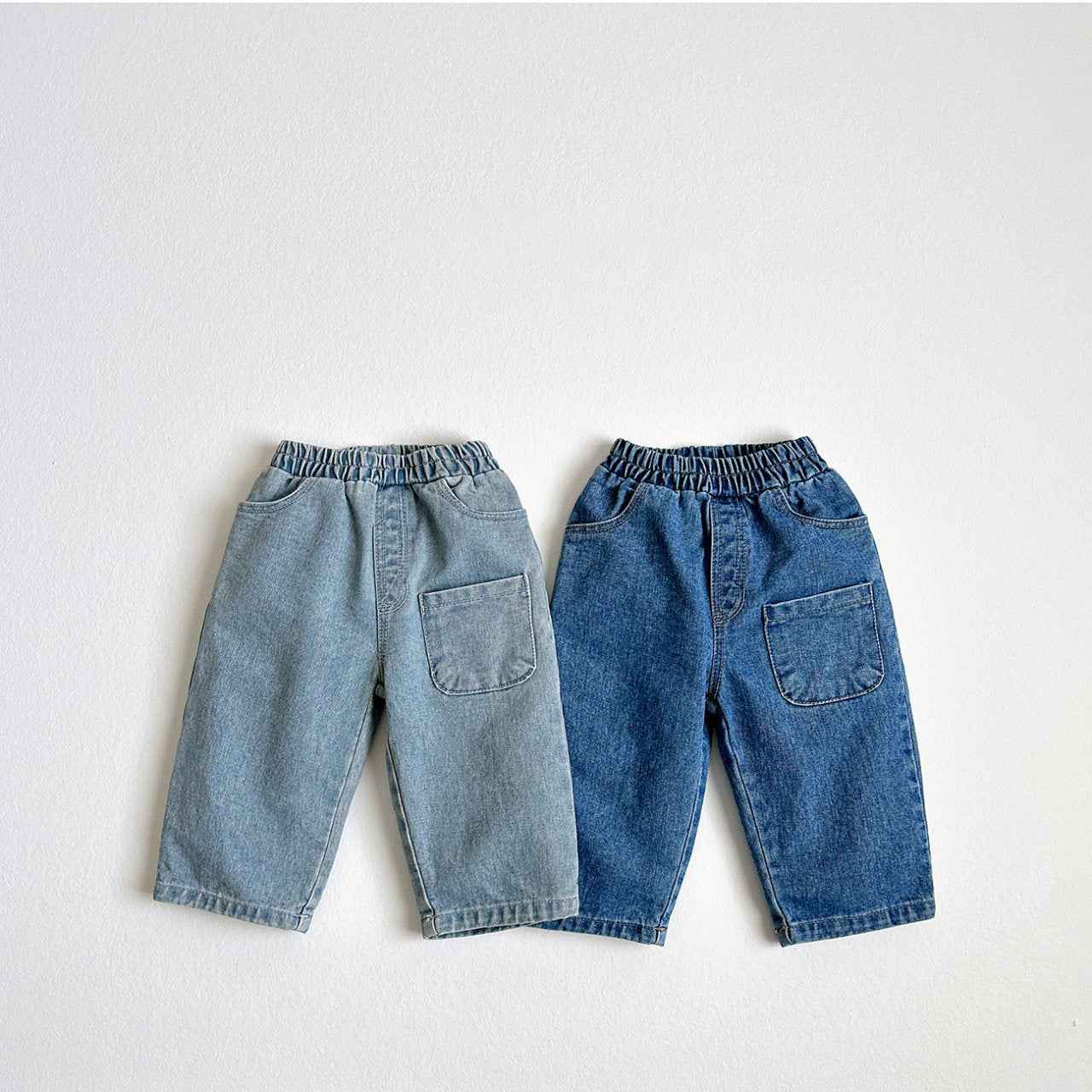 Toddler SP26 Pocket Denim Pants (2 - 8y) - 2 Colors - AT NOON STORE