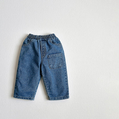 Toddler SP26 Pocket Denim Pants (2 - 8y) - 2 Colors - AT NOON STORE