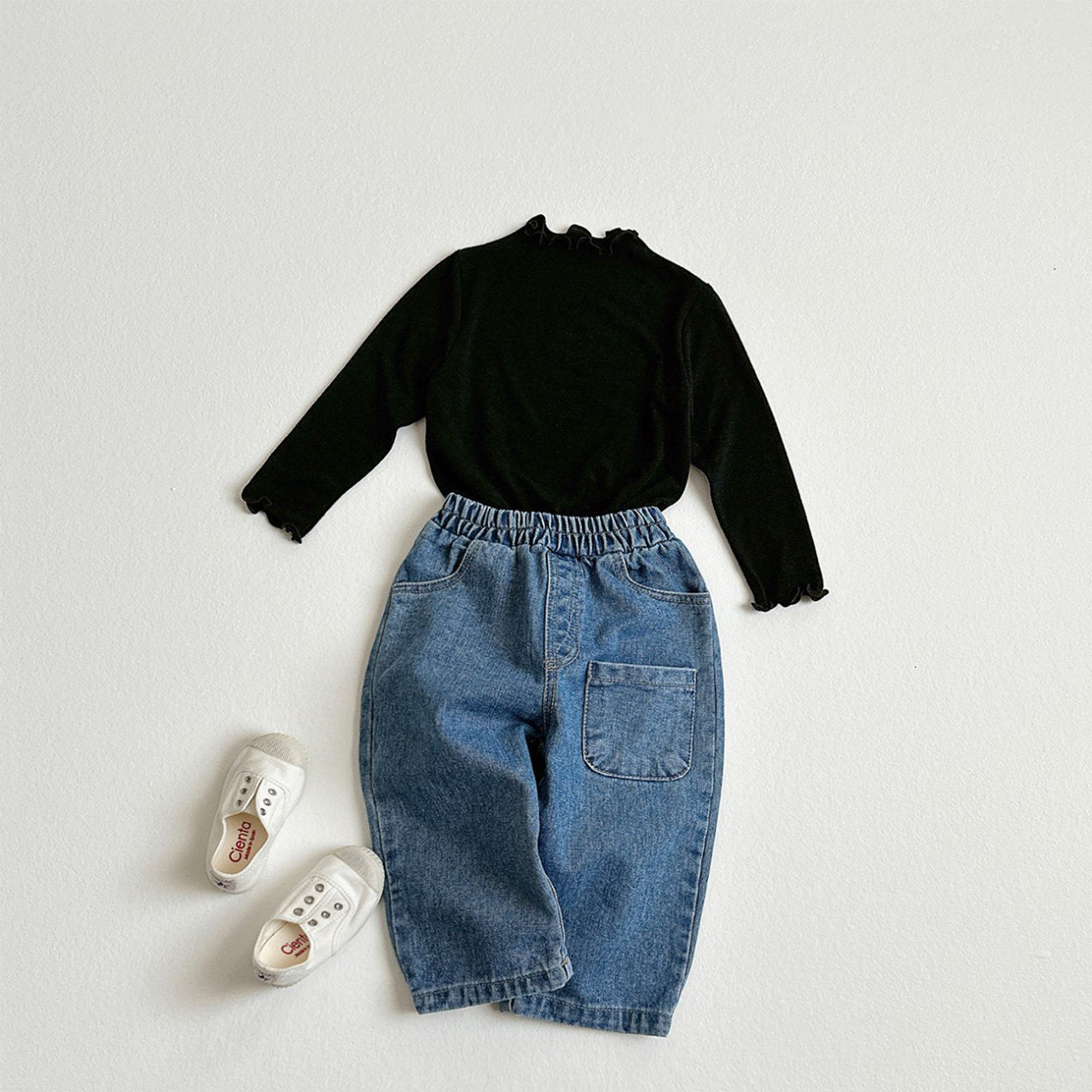 Toddler SP26 Pocket Denim Pants (2 - 8y) - 2 Colors - AT NOON STORE