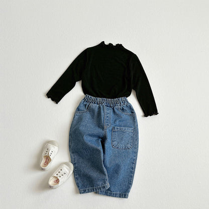 Toddler SP26 Pocket Denim Pants (2 - 8y) - 2 Colors - AT NOON STORE