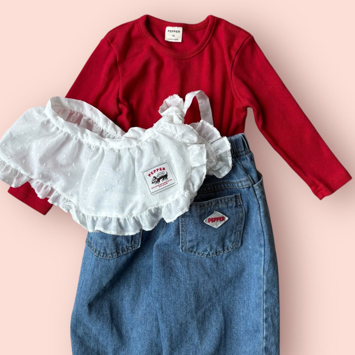 Toddler SP26 Pointelle Long Sleeve Top (1 - 7y) - 3 Colors - AT NOON STORE