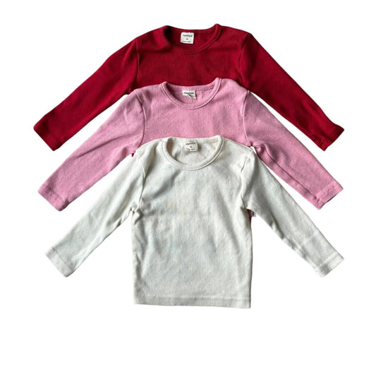Toddler SP26 Pointelle Long Sleeve Top (1 - 7y) - 3 Colors - AT NOON STORE