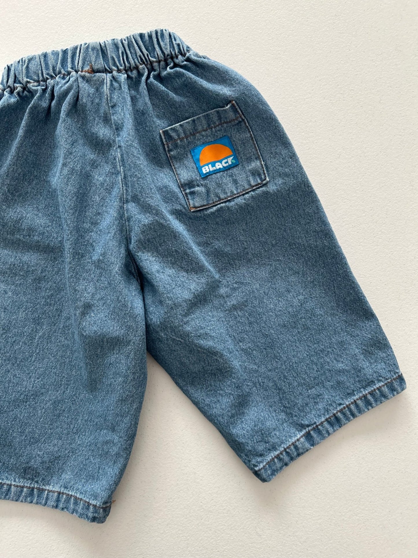 Toddler SP26 Pull - on Denim Pants (4m - 6y) - Denim kids outfit