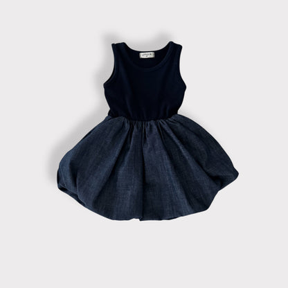 Toddler SP26 Ribbed Sleeveless Top Balloon Dress (1 - 7y) - 2 Colors - AT NOON STORE