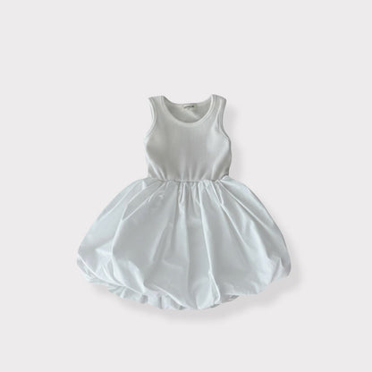 Toddler SP26 Ribbed Sleeveless Top Balloon Dress (1 - 7y) - 2 Colors - AT NOON STORE