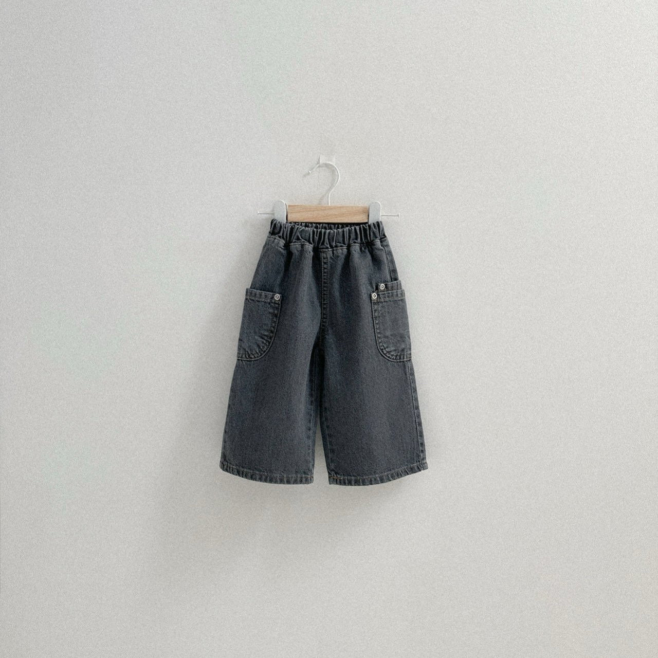 Toddler SP26 Side Pocket Pull - on Denim Pants (10m - 4y) - 2 Colors - AT NOON STORE