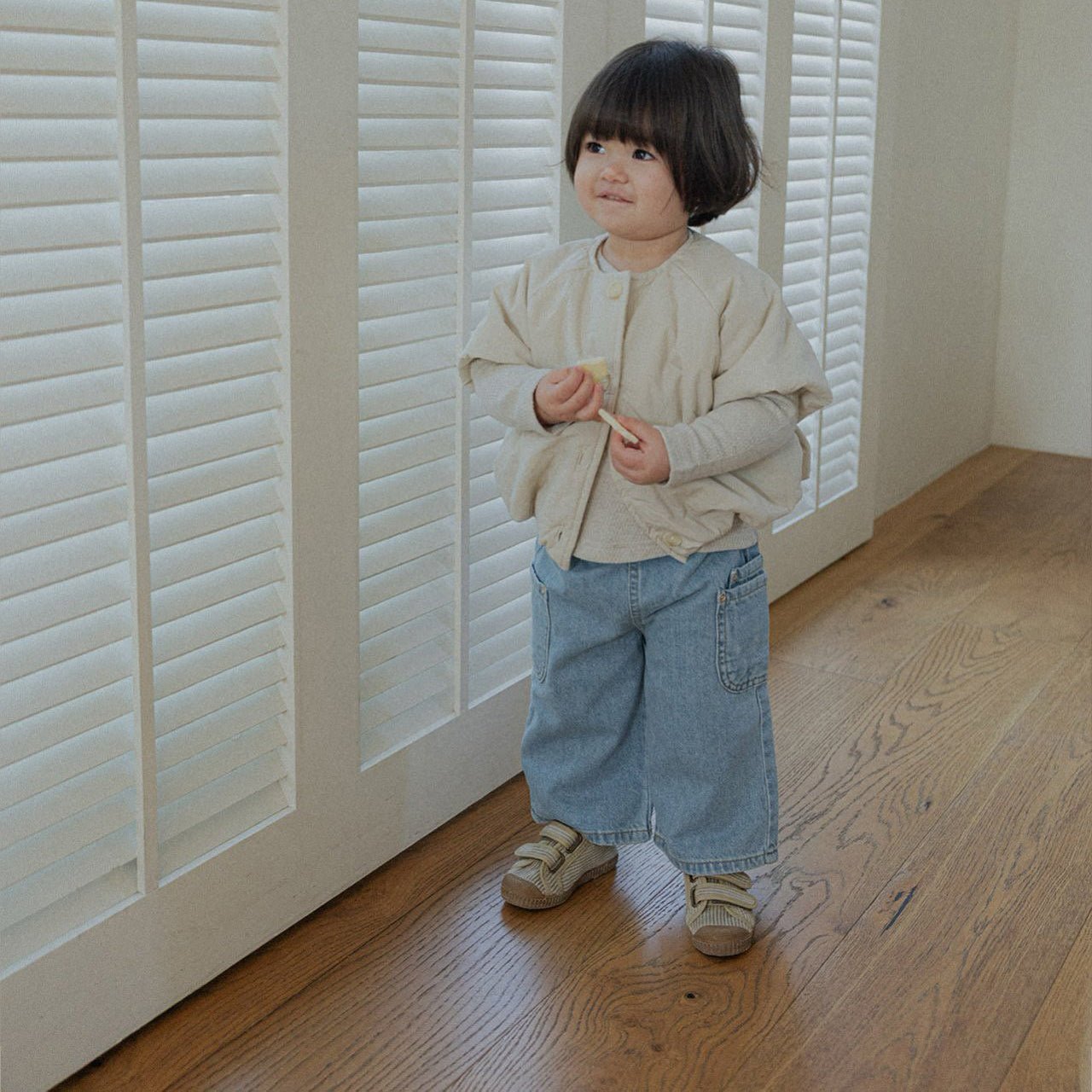 Toddler SP26 Side Pocket Pull - on Denim Pants (10m - 4y) - 2 Colors - AT NOON STORE