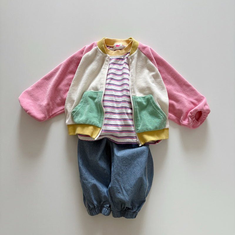 Toddler SP26 Side Stitch Detail Jogger Pants (1 - 6y) - 2 Colors - AT NOON STORE