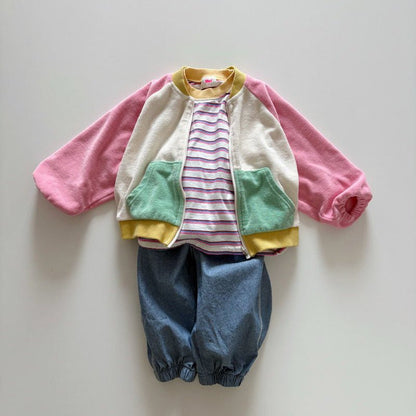 Toddler SP26 Side Stitch Detail Jogger Pants (1 - 6y) - 2 Colors - AT NOON STORE