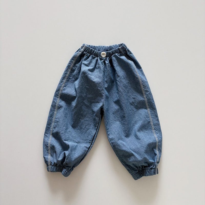 Toddler SP26 Side Stitch Detail Jogger Pants (1 - 6y) - 2 Colors - AT NOON STORE