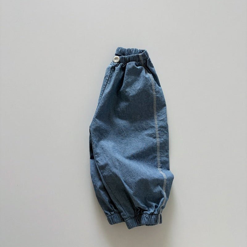Toddler SP26 Side Stitch Detail Jogger Pants (1 - 6y) - 2 Colors - AT NOON STORE