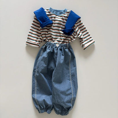 Toddler SP26 Side Stitch Detail Jogger Pants (1 - 6y) - 2 Colors - AT NOON STORE