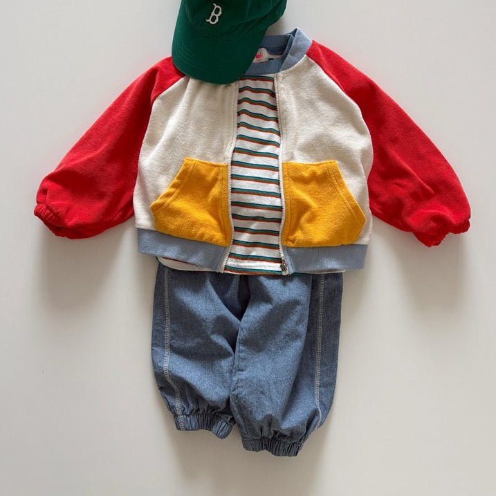 Toddler SP26 Side Stitch Detail Jogger Pants (1 - 6y) - 2 Colors - AT NOON STORE