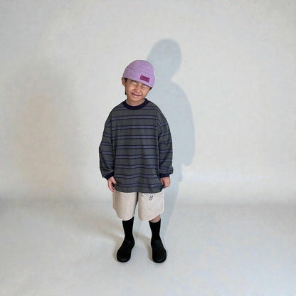 Toddler SP26 Stitch Detail and Side Pocket Denim Pants (3 - 7y) - Denim - AT NOON STORE