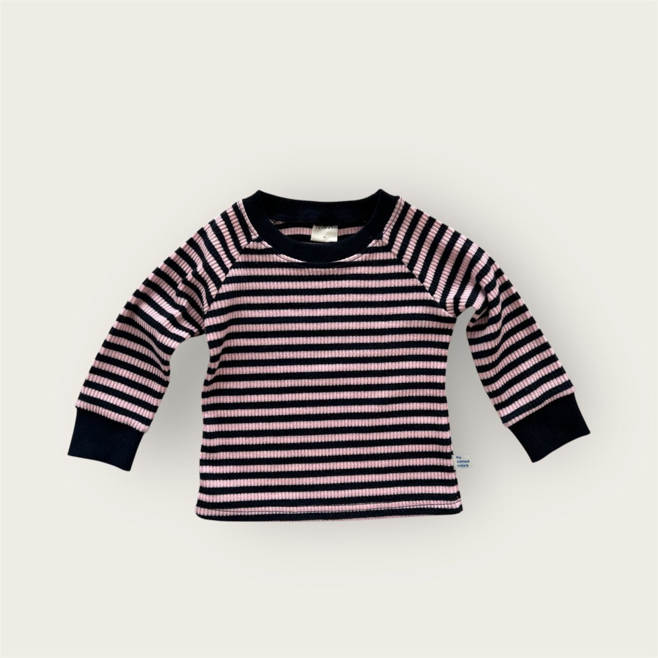 Toddler SP26 Stripe Ribbed Long Sleeve Top (2 - 7y) - 2 Colors - AT NOON STORE