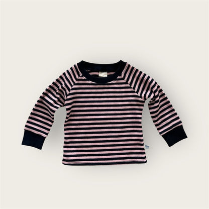 Toddler SP26 Stripe Ribbed Long Sleeve Top (2 - 7y) - 2 Colors - AT NOON STORE