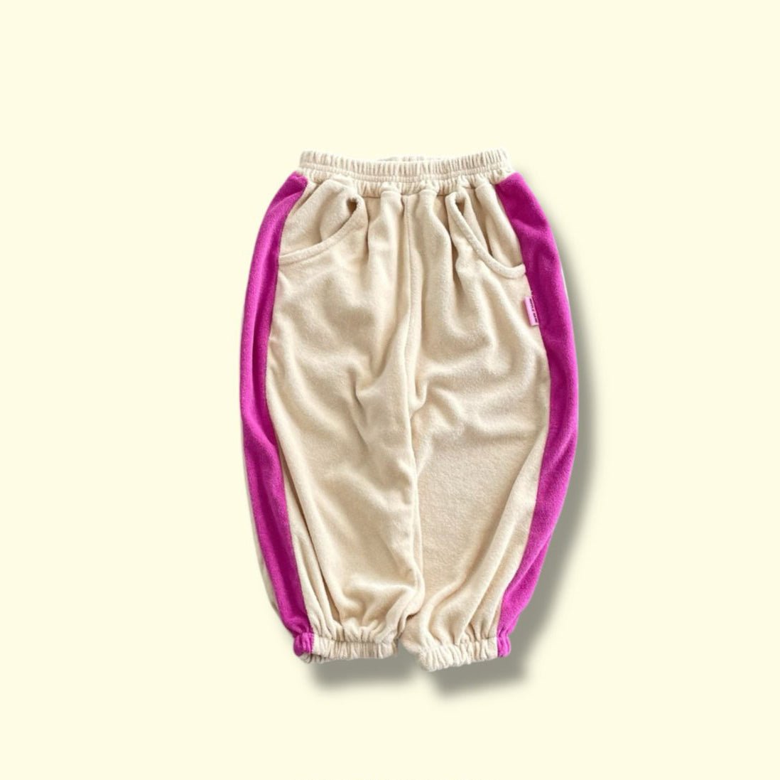 Toddler SP26 Terry Cloth Colorblock Jogger Pants (3 - 7y) - 2 Colors - AT NOON STORE