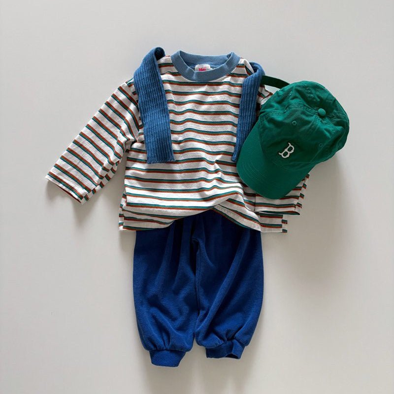 Toddler SP26 Terry Cloth Jogger Pants (1 - 6y) - 2 Colors - AT NOON STORE