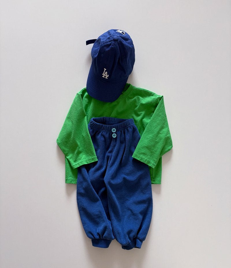 Toddler SP26 Terry Cloth Jogger Pants (1 - 6y) - 2 Colors - AT NOON STORE