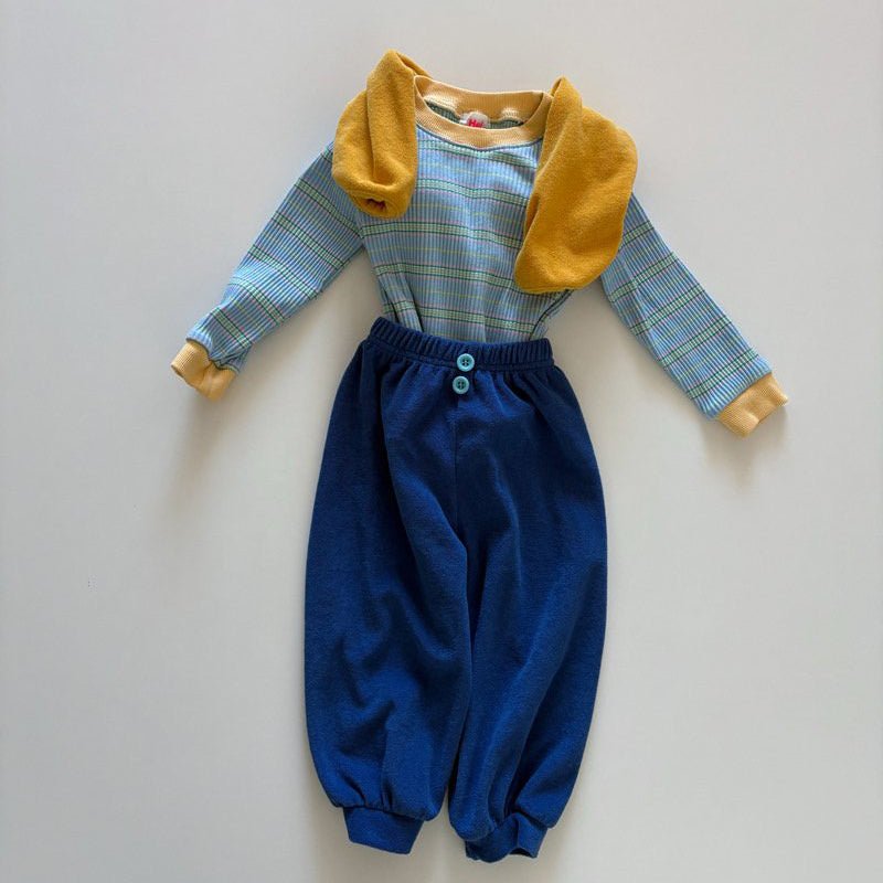Toddler SP26 Terry Cloth Jogger Pants (1 - 6y) - 2 Colors - AT NOON STORE