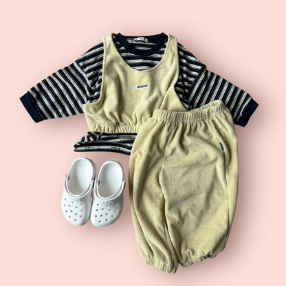 Toddler SP26 Terry Cloth Jogger Pants (1 - 7y) - 2 Colors kids outfit
