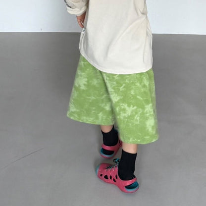 Toddler SP26 Tie Dye Bermuda Shorts (3 - 7y) - 2 Colors - AT NOON STORE