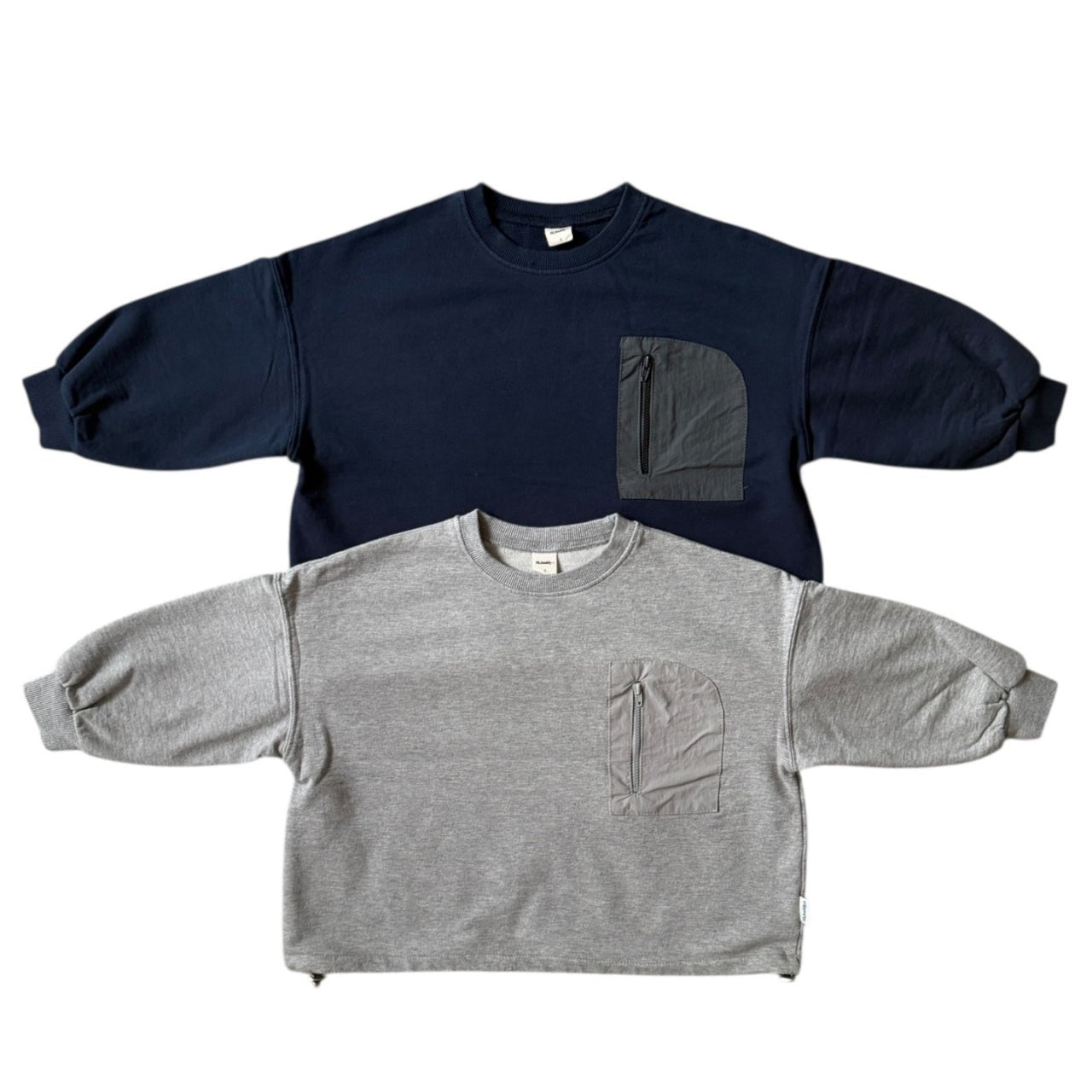 Toddler SP26 Zip Pocket Long Sleeve Sweatshirt (3 - 7y) - 2 Colors - AT NOON STORE