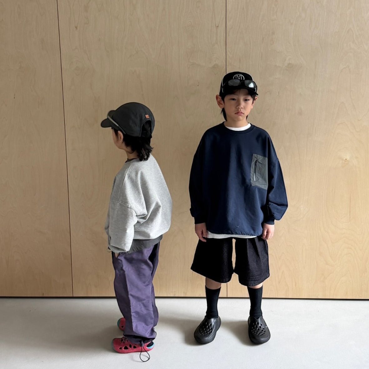 Toddler SP26 Zip Pocket Long Sleeve Sweatshirt (3 - 7y) - 2 Colors - AT NOON STORE