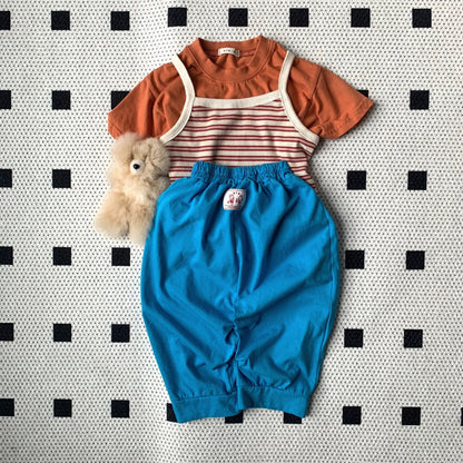 Toddler SS25 Comfy Jogger Pants (1 - 7y) - Blue kids outfit